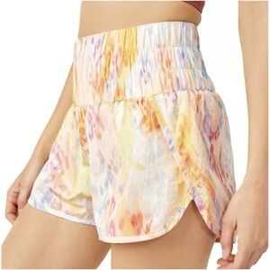 Free People Movement Shorts Women's Large The Way Home Multicolor High-Waisted